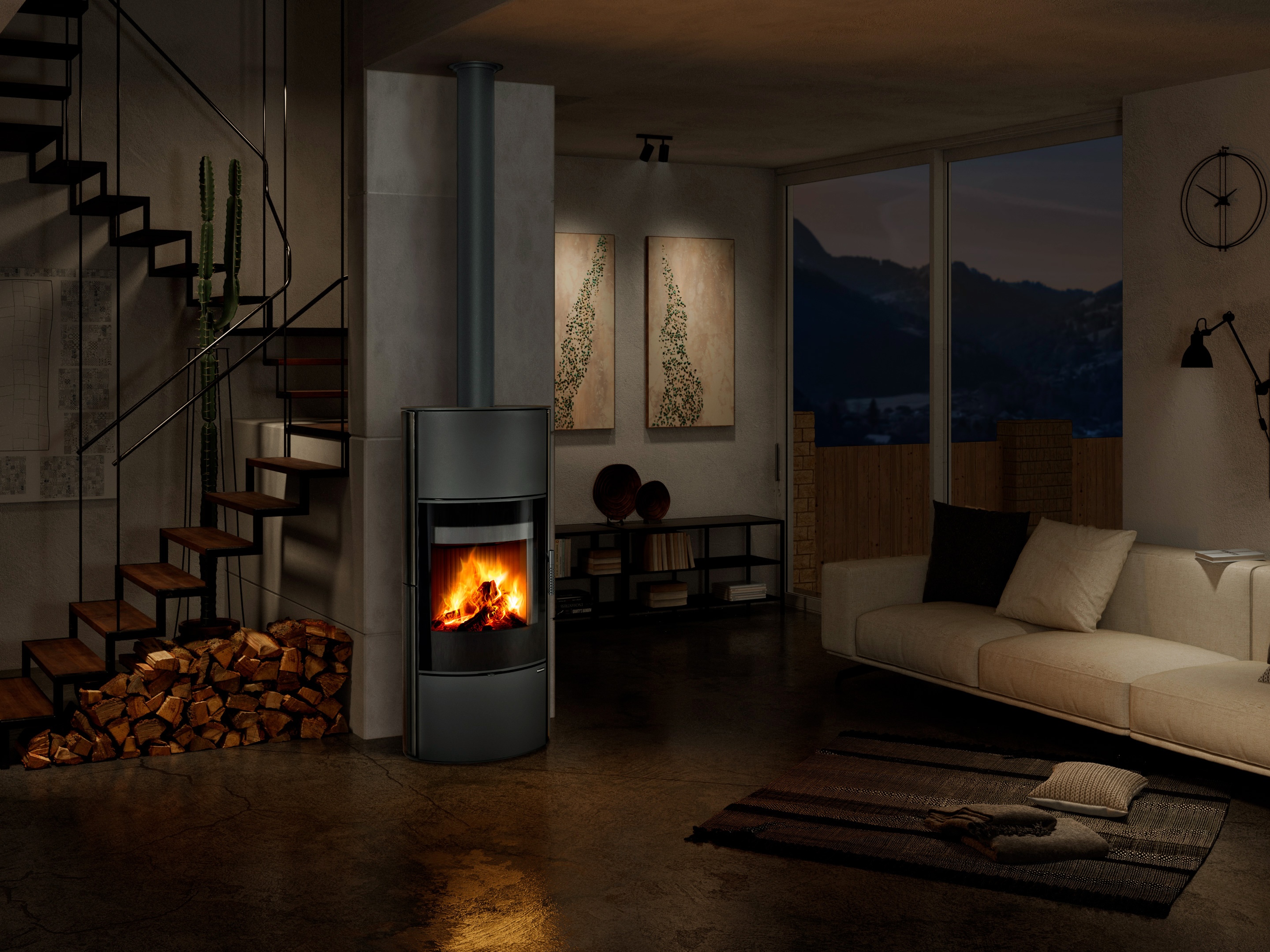 FotoVrijstaande houtkachels die je woonkamer gezelliger maken